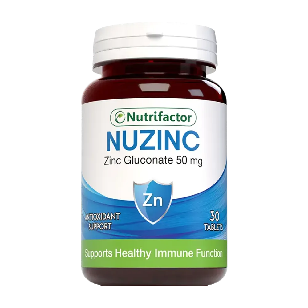 Nuzinc Zinc Gluconate 50 mg 30 tablets
