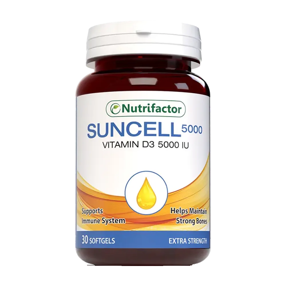 Suncell 5000IU (Vitamin D3) 60 softgels