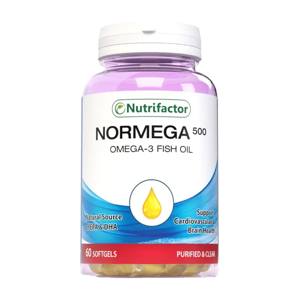 Normega 500 mg omega-3 fish oil 60softgels