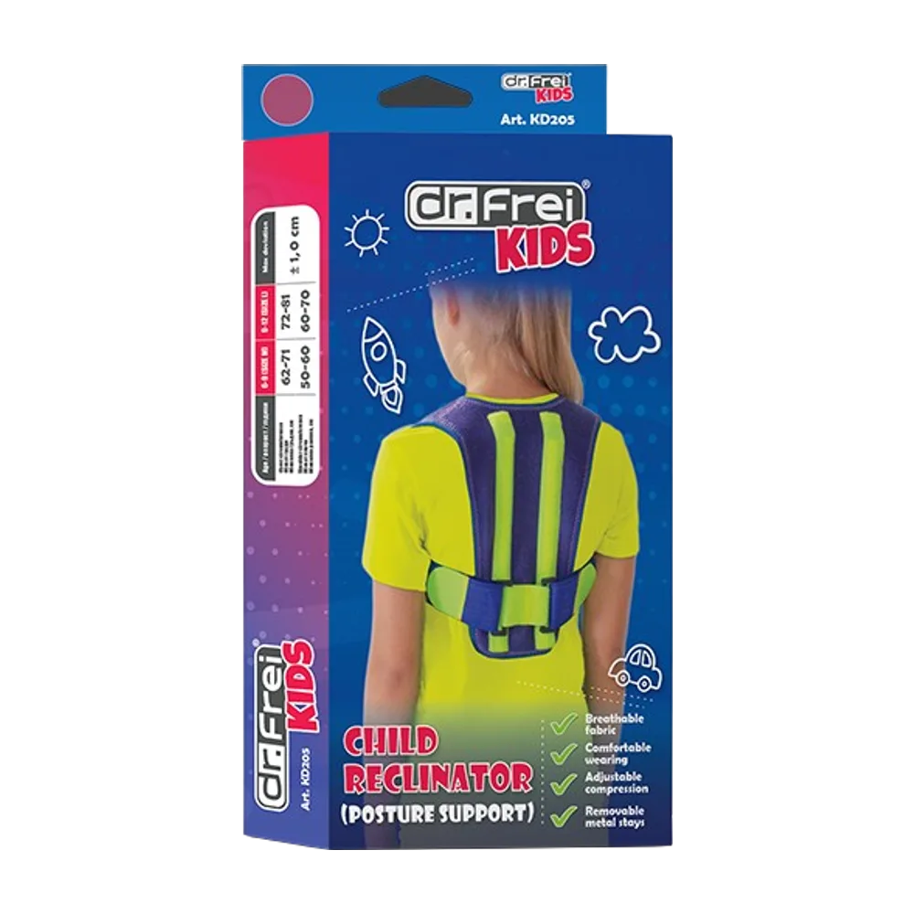 Splint me drejtimin e shpines me shufra metali per femije Art. KD205 L