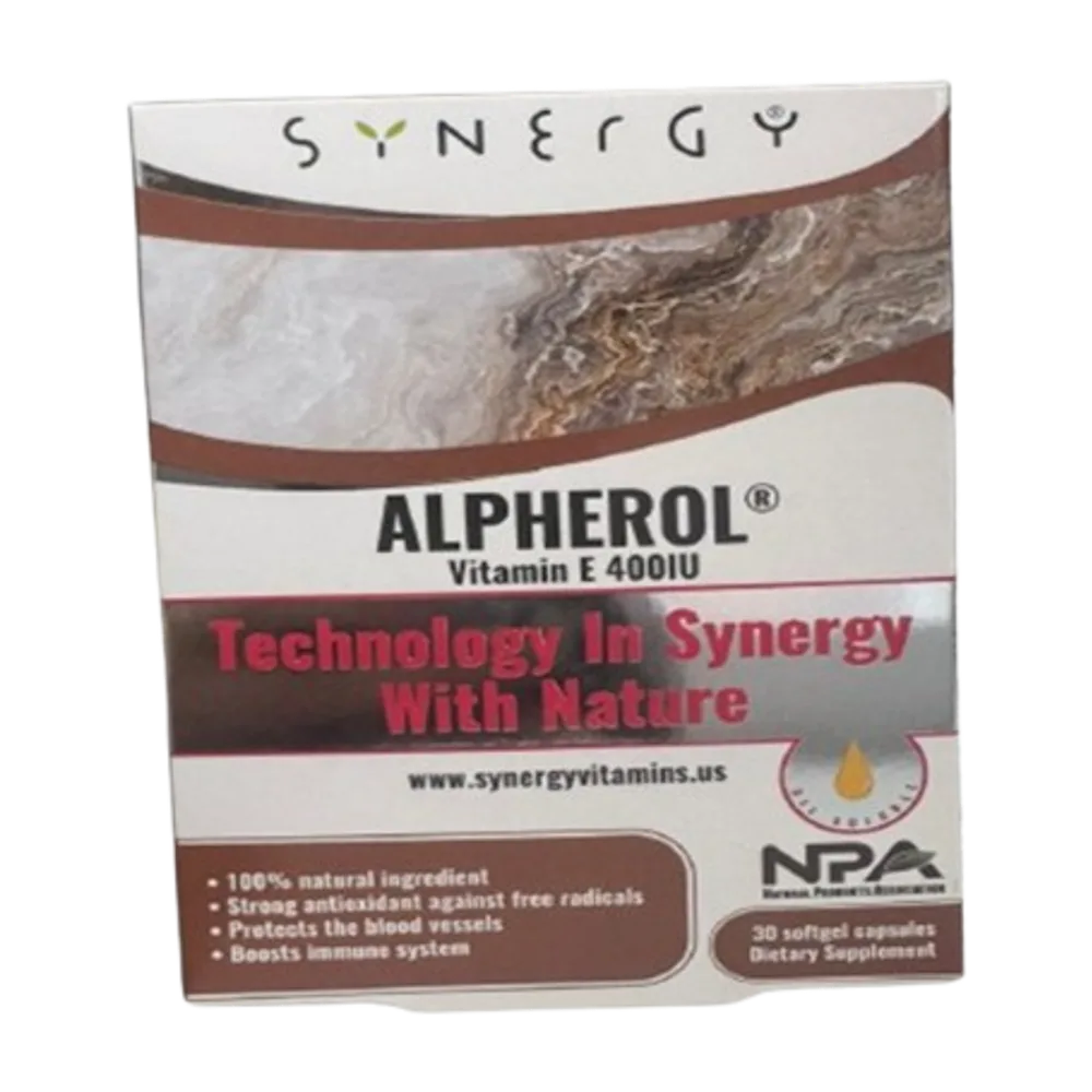 Alpherol vitamin E 400IU 30 softgel