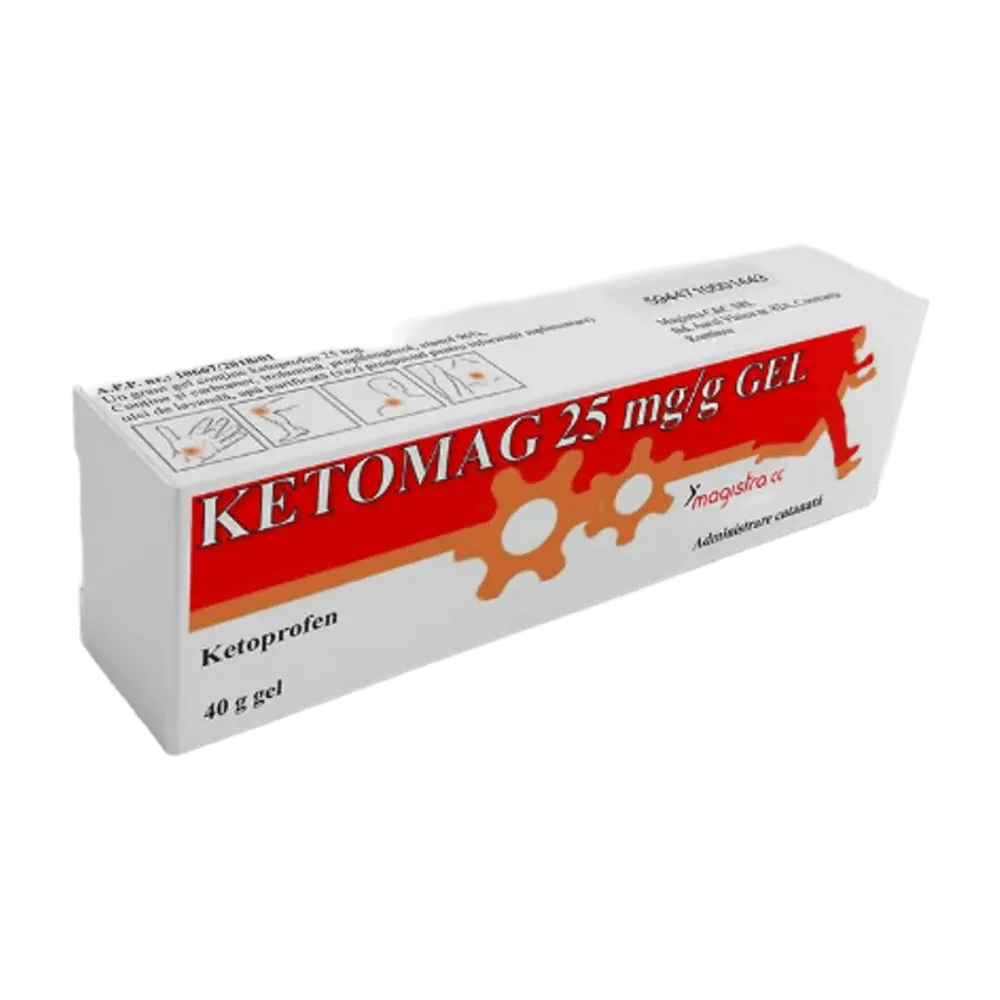 Ketomag 25 mg/g gel 40 g