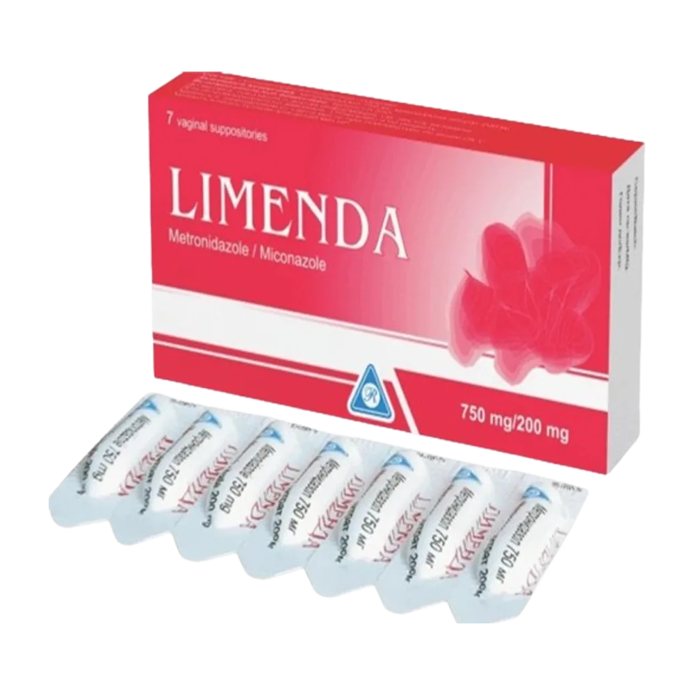Limenda 750 mg/200 mg X 7vag supp