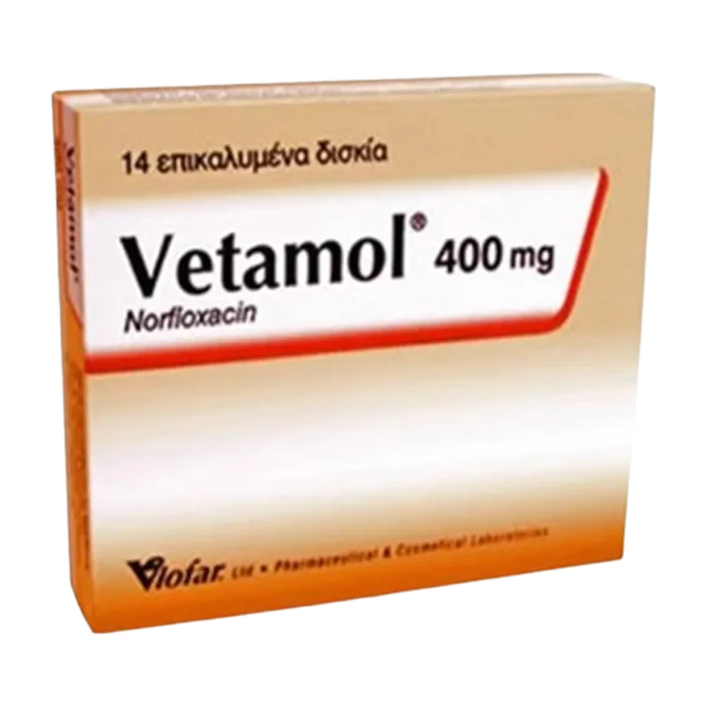 Vetamol 400 mg X 14tab