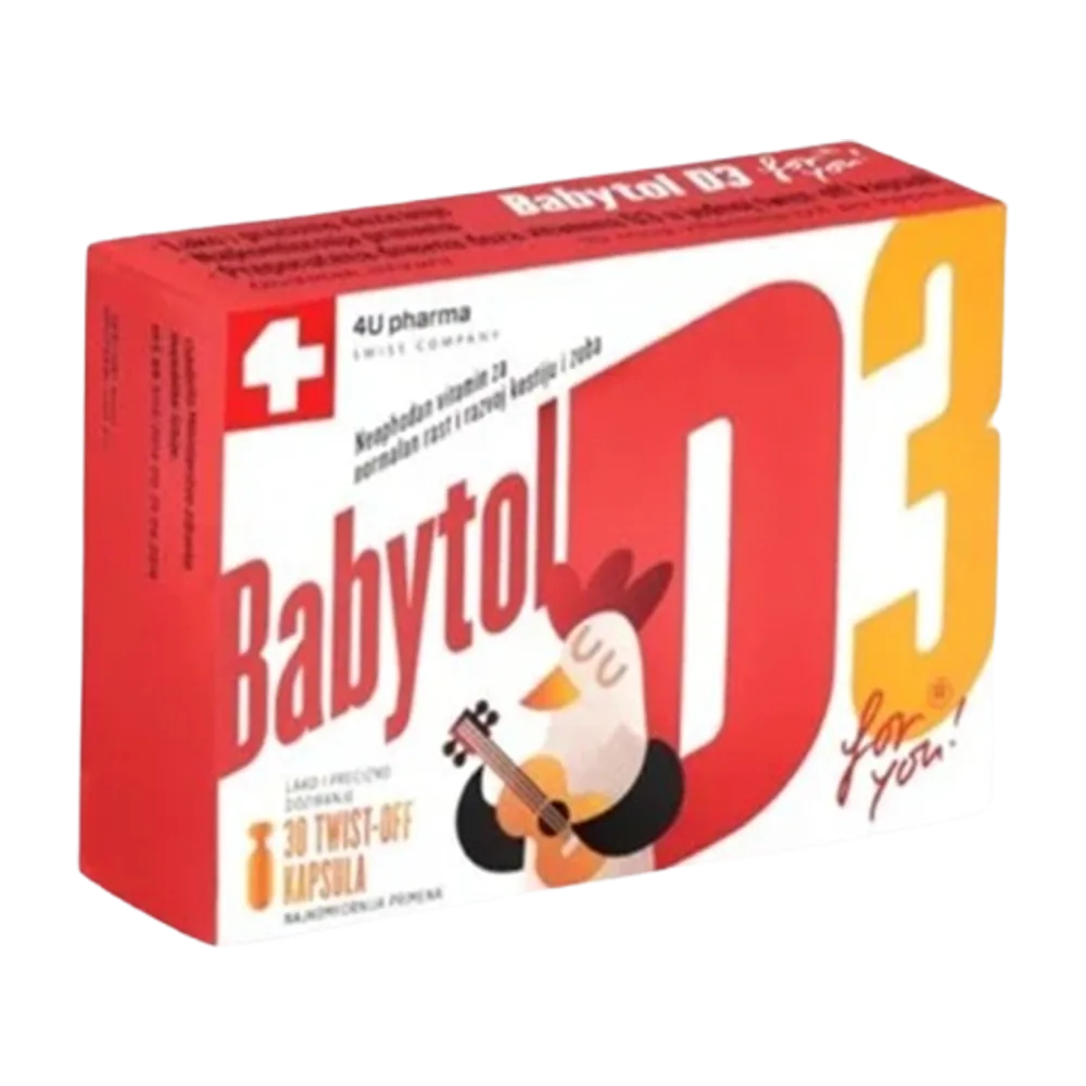 Babytol D3 30 twist – off caps