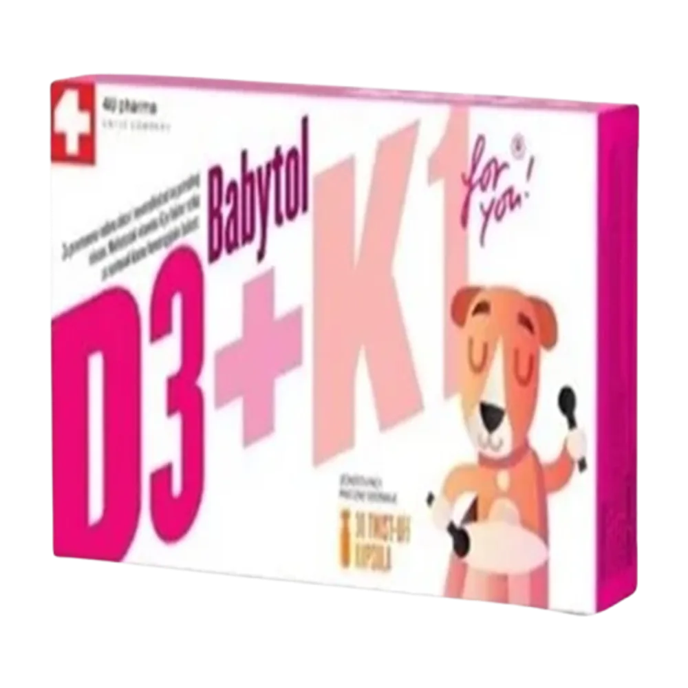 Babytol D3 + K1 30 twist – off caps