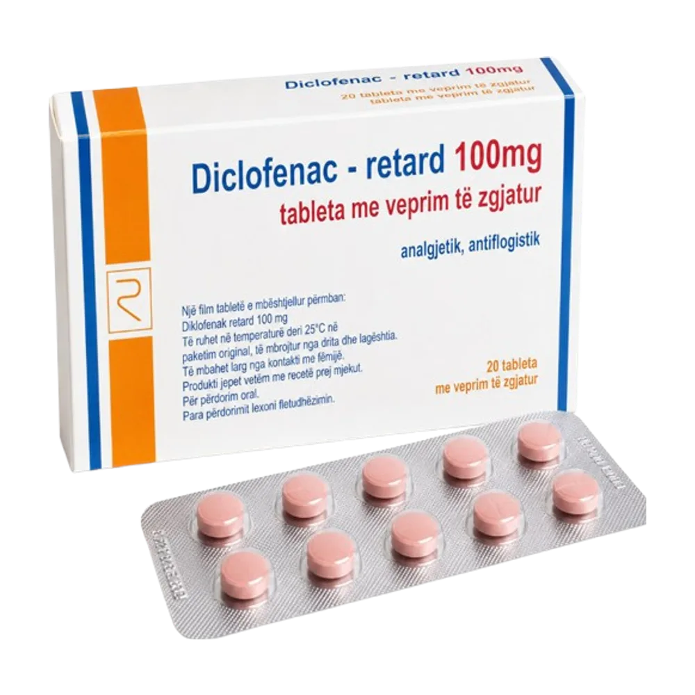 Diclofenac retard 100 mg x 20 tab