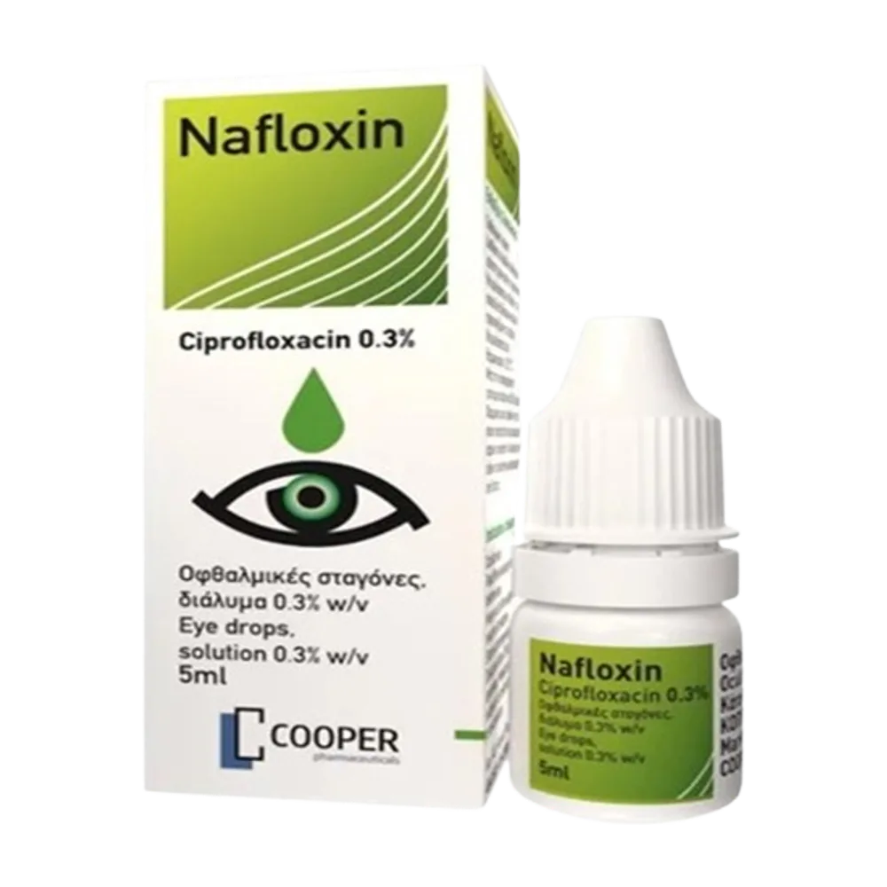 Nafloxin ciprofloxacine sol 0.3% 5 ml