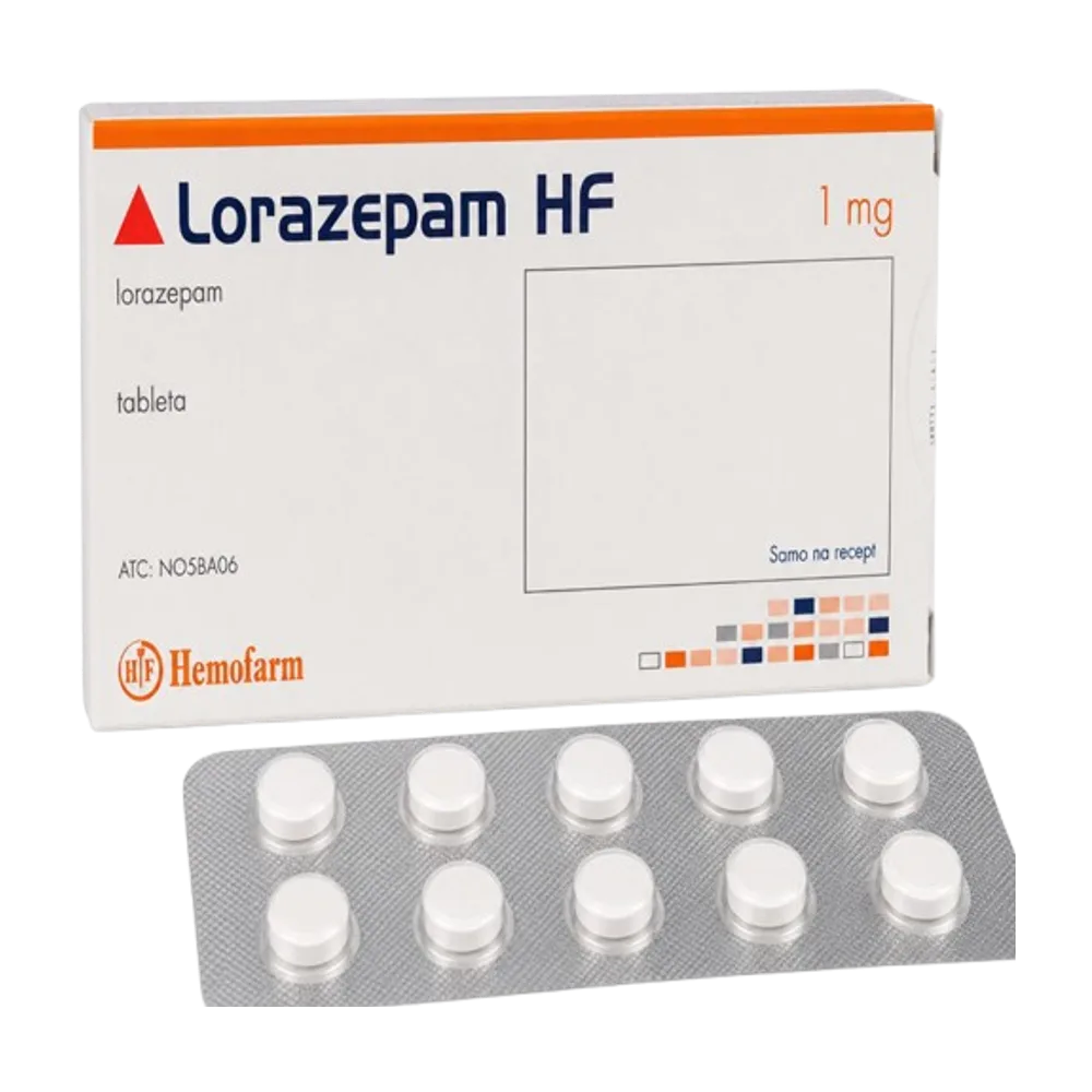 Lorazepam HF 1 mg x 30 tablets
