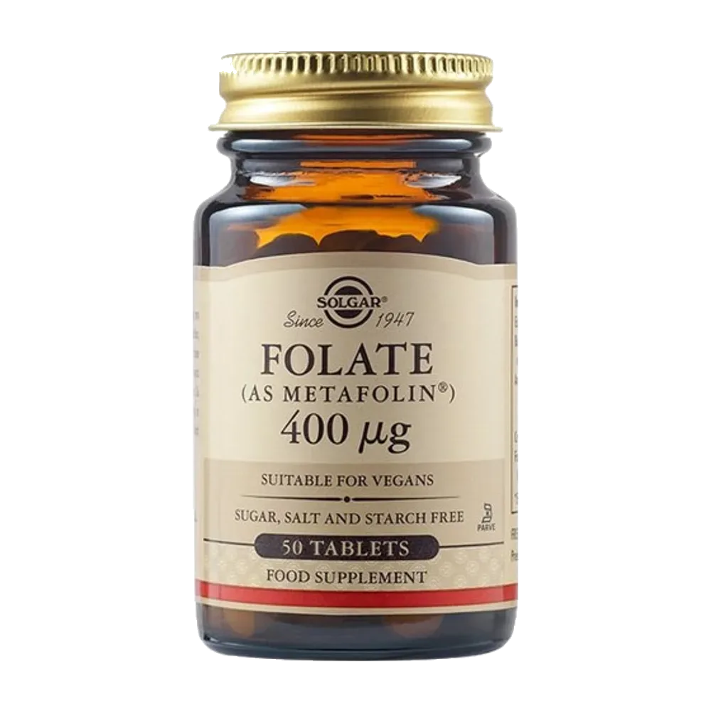 Folate 400 mcg 50 tablets