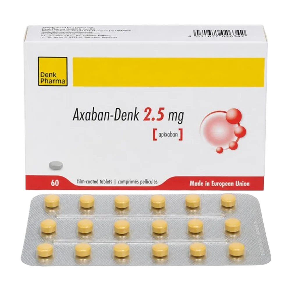 Axaban denk 2.5 mg 60tableta