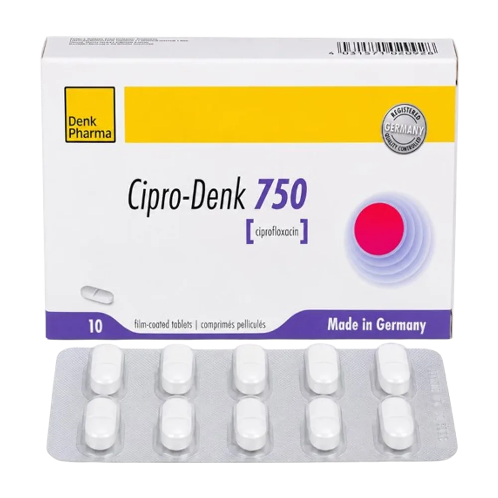 Cipro denk 750 mg 10tableta