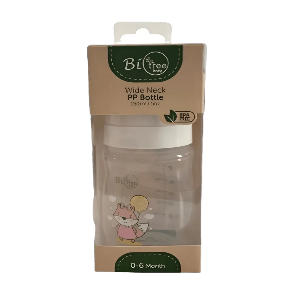 Wide Neck PP Bottle 150 ml 0-6 Month (Bio Tree)