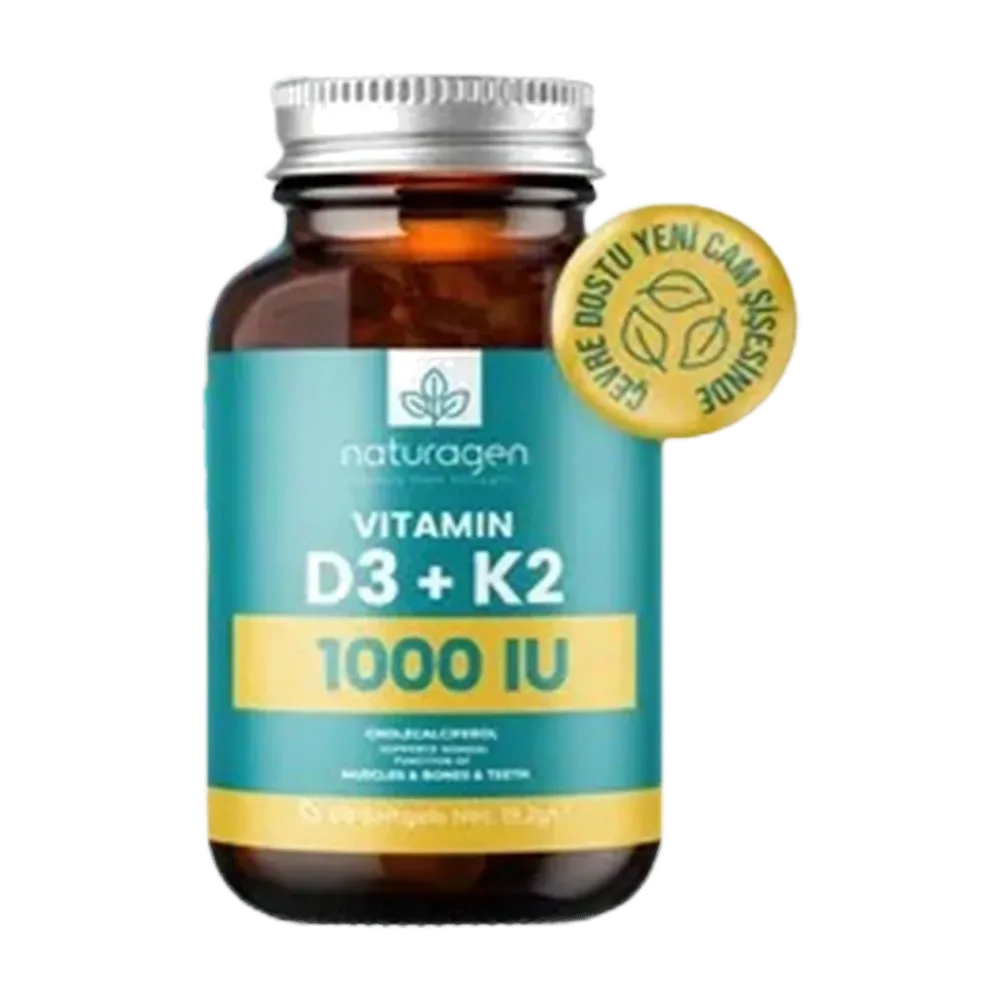 Vitamin D3 + K2 1000IU 60 capsule