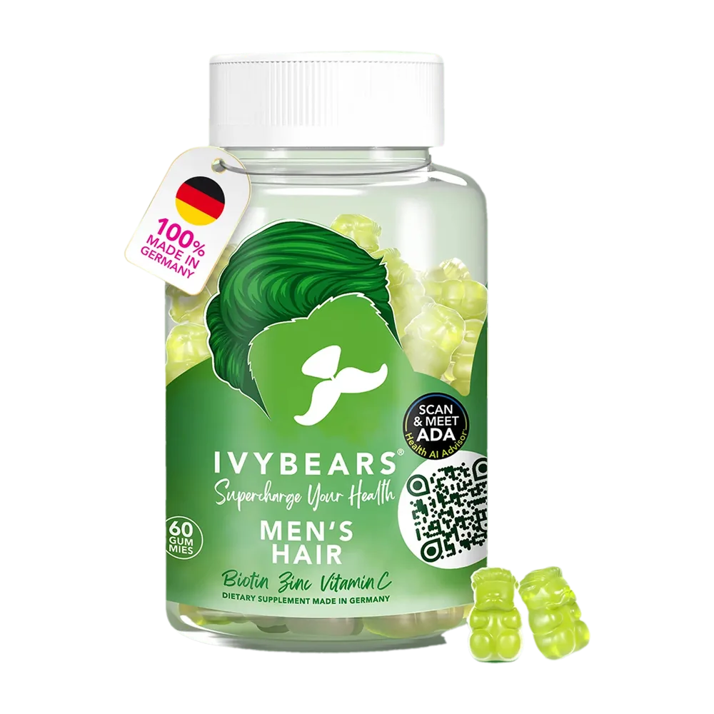 Ivy Bear Men's Hair 60gummies