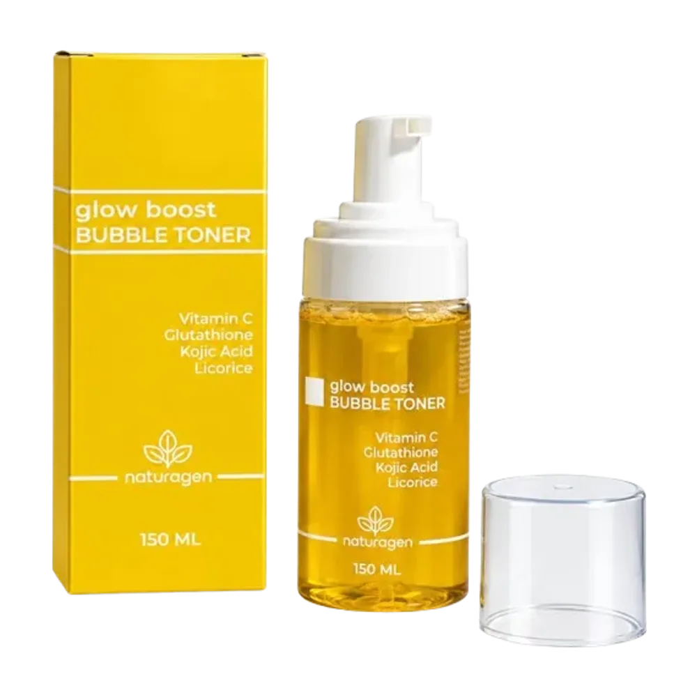 Bubble toner vitamin c glutathione kojic acid licorice 150 ml