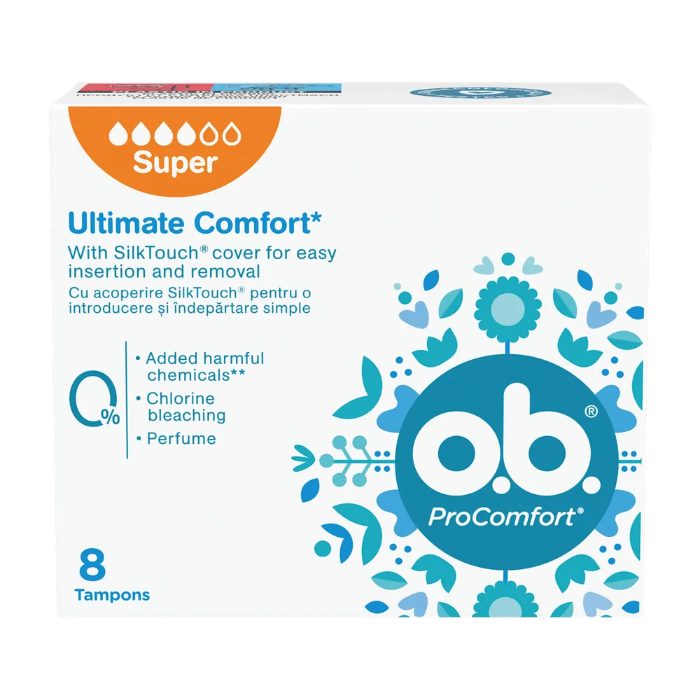 ProComfort Super 8 tampons
