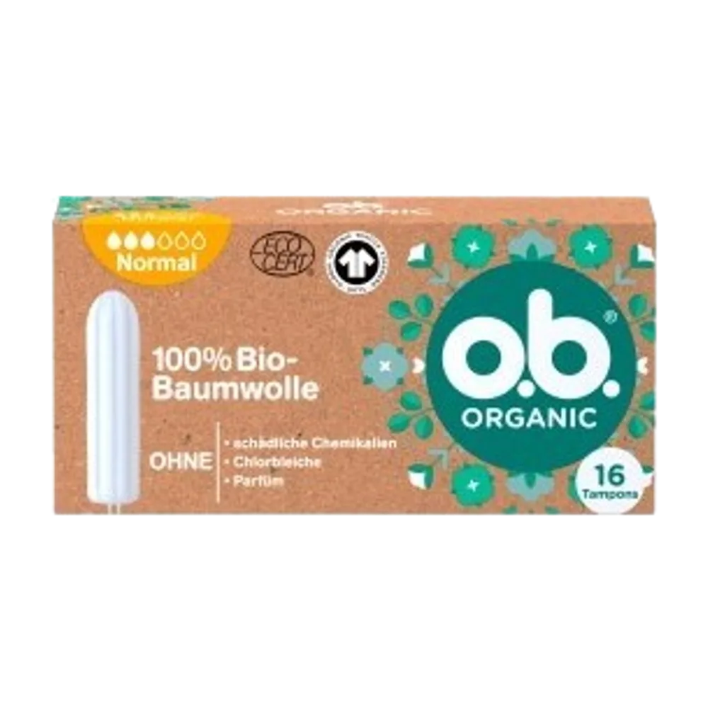O.B Organic Cotton Normal 16 tampons