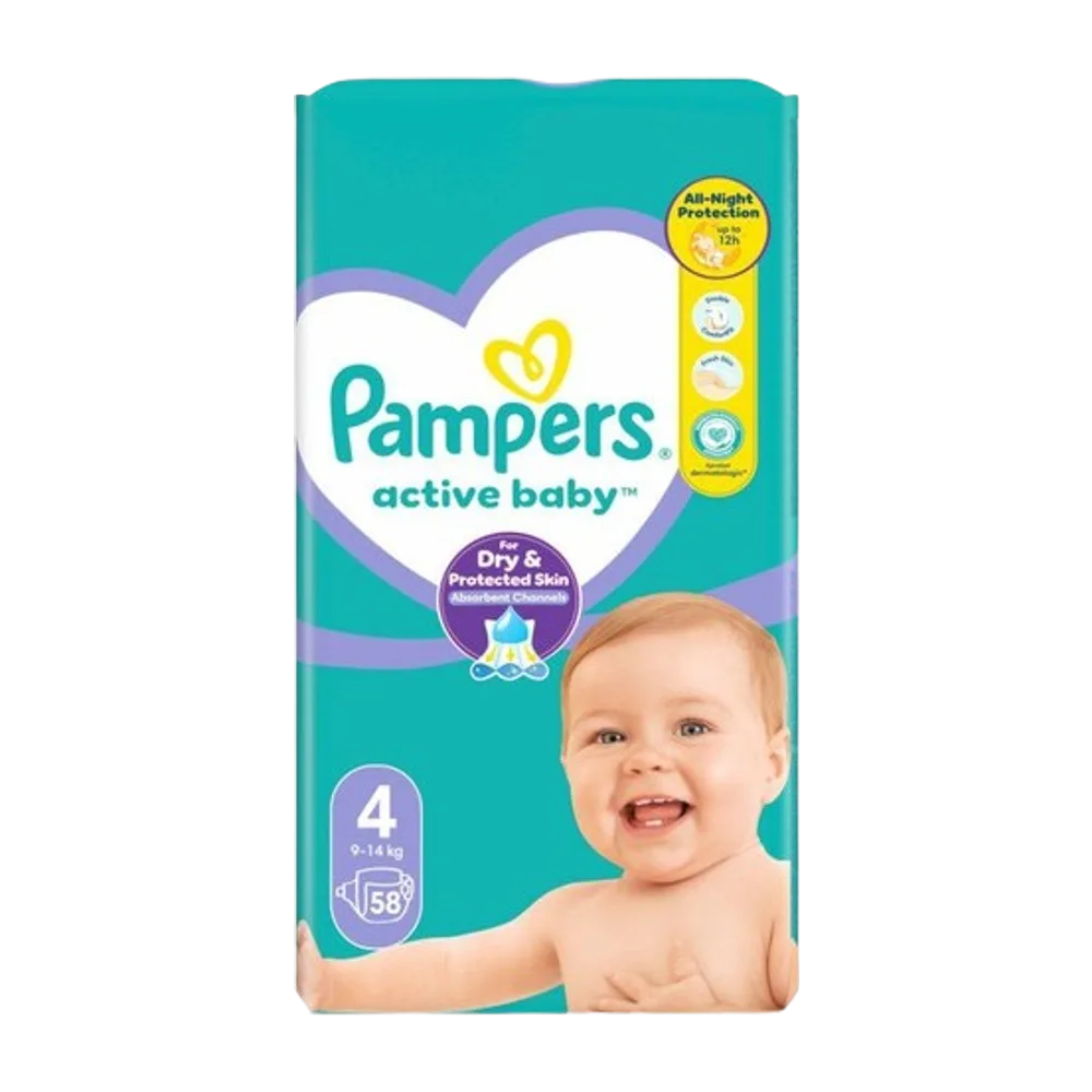 Pampers Maxi Pack Nr (4) 9-14 kg A58