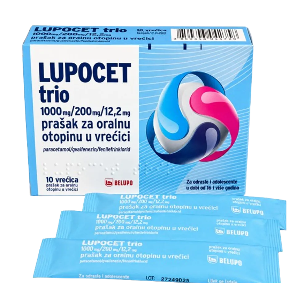 Lupocet trio 1000 mg/200 mg/12.2 mg