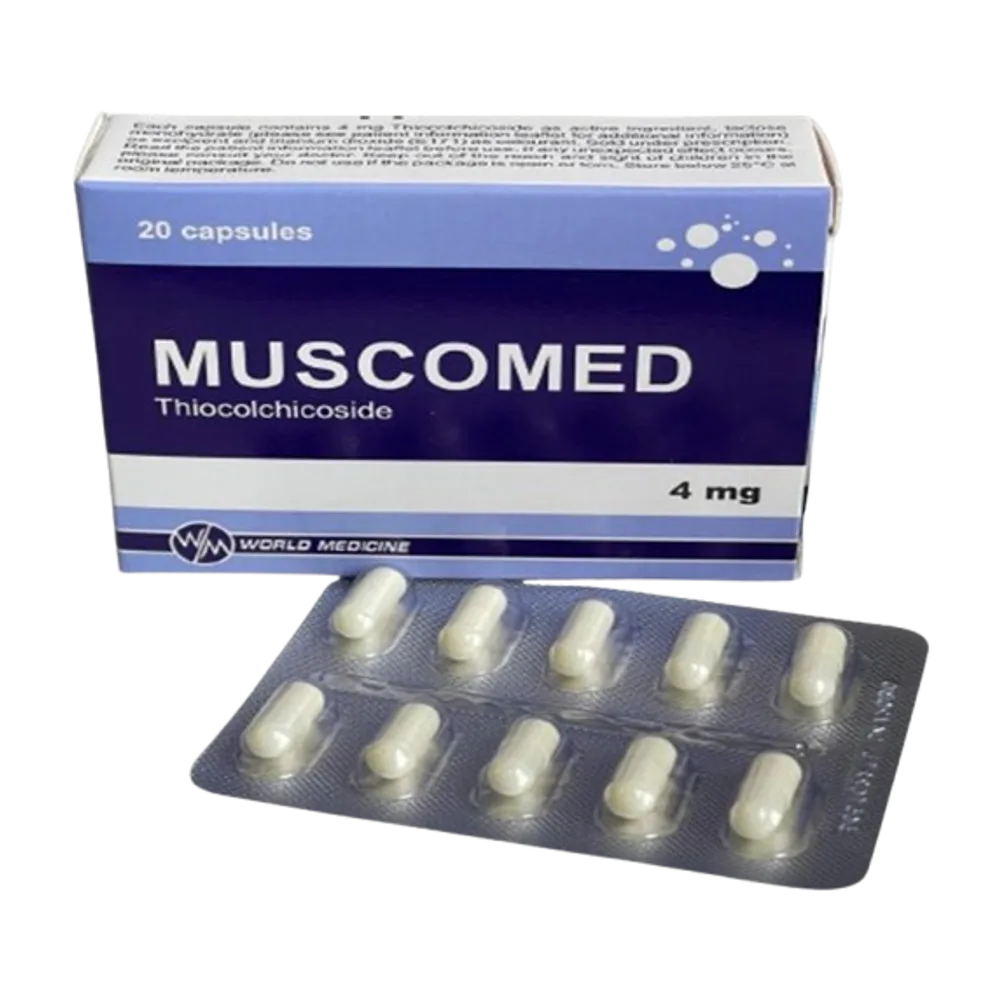 Muscomed 4 mg X 20caps