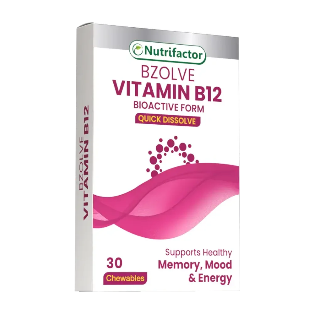 Bzolve vitamin B12 30 chewable tablets