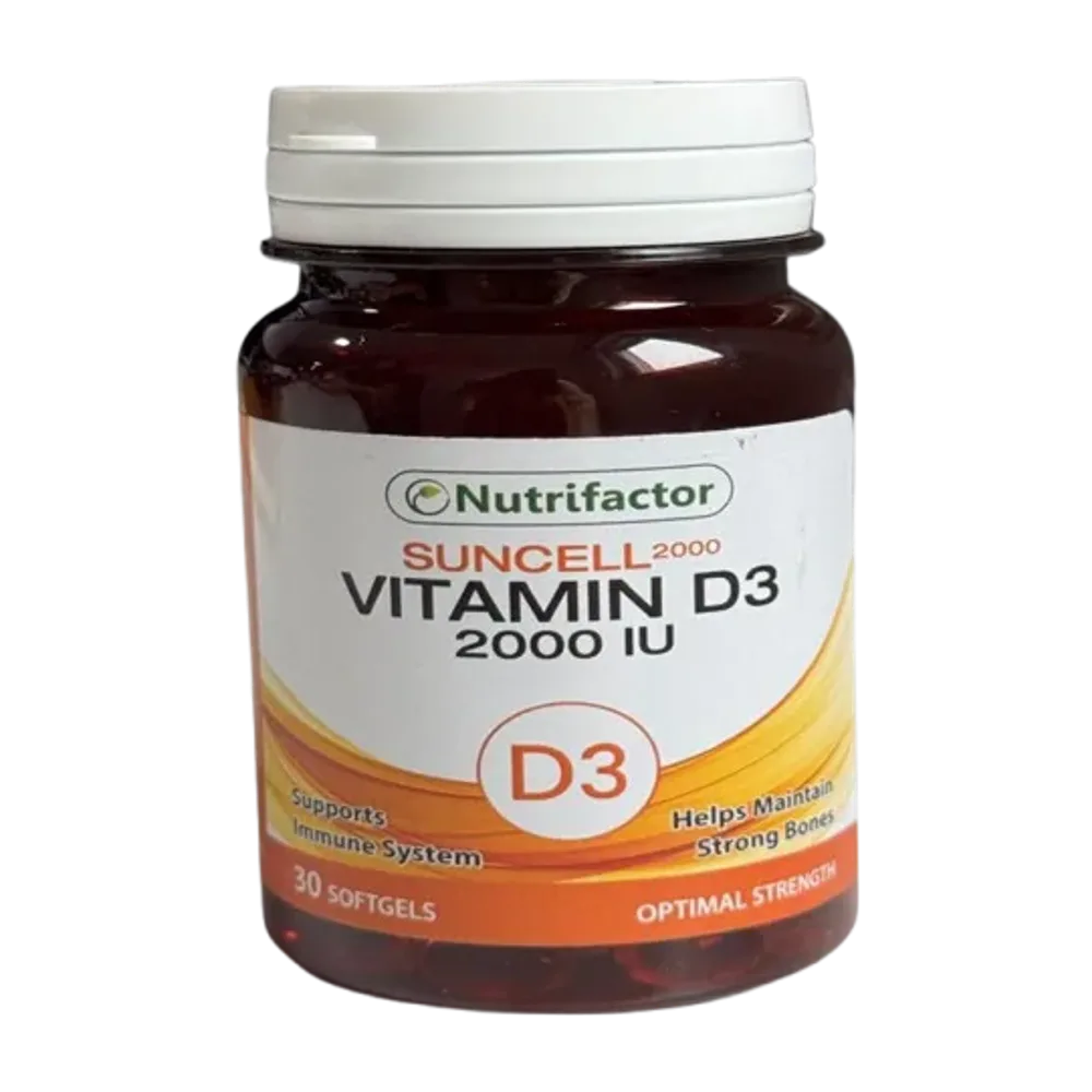 Suncell 2000 vitamin D3 2000 30softgels