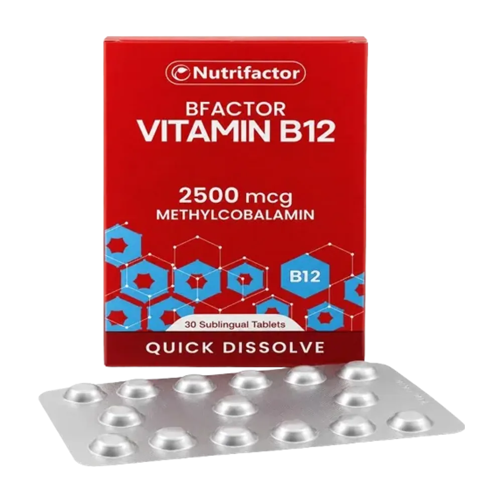 Bfactor vitamin b12 2500 mcg 30tablets