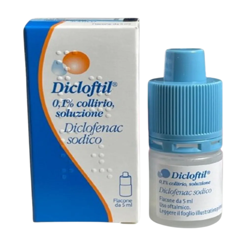 Dicloftil 0.1% collirio, soluzione 5 ml