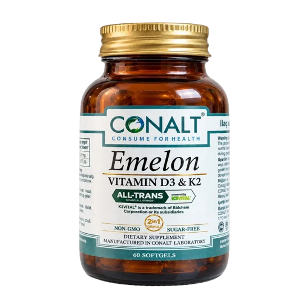 Emelon vitamin d3&k2 60softgels