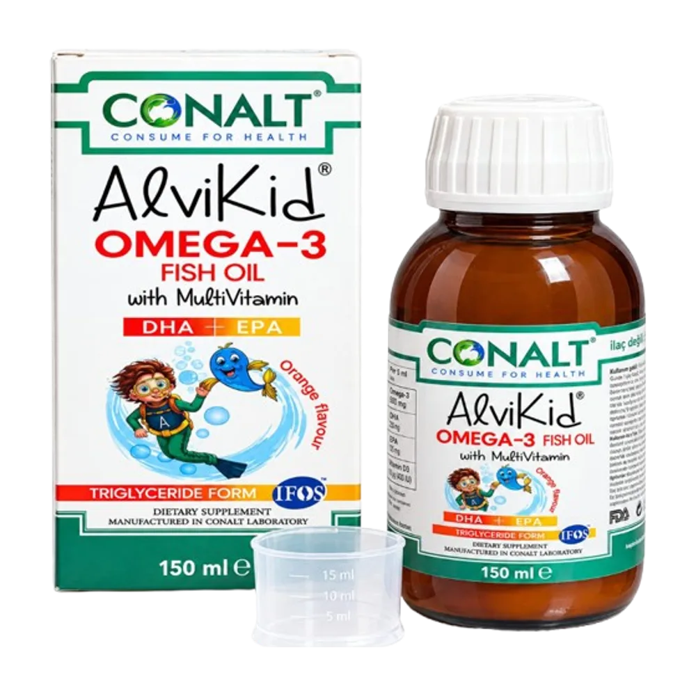 Alvikid omega-3 fish oil multivitamin 150 ml