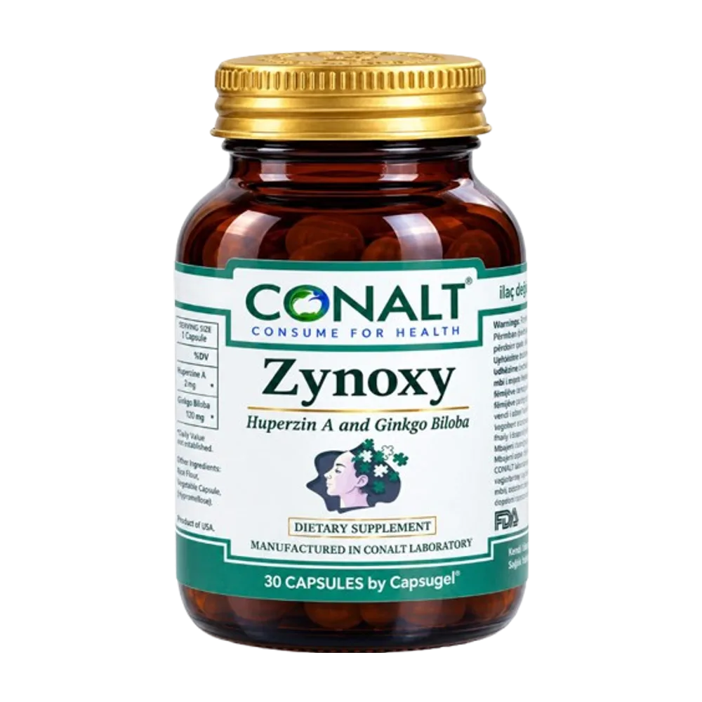 Zynoxy huperzin a ginkgo biloba 30capsules
