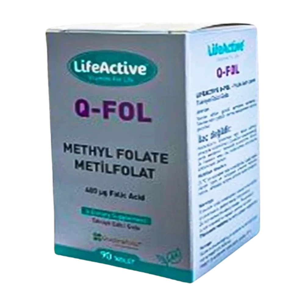 Q-fol methyl folate 400 mg 90 tableta