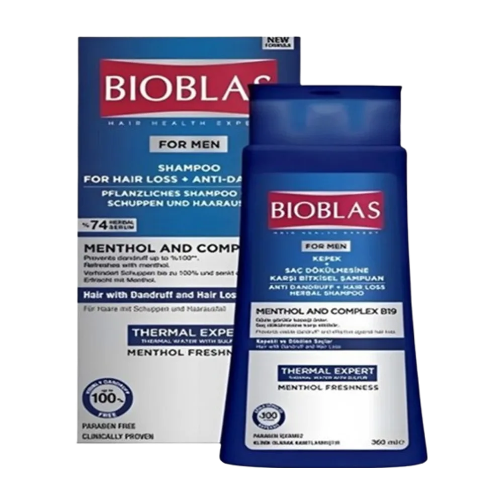 Bioblas for Men menthol & complex B19 360 ml