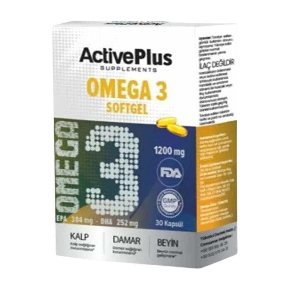 Omega – 3 1200 mg 30 capsules