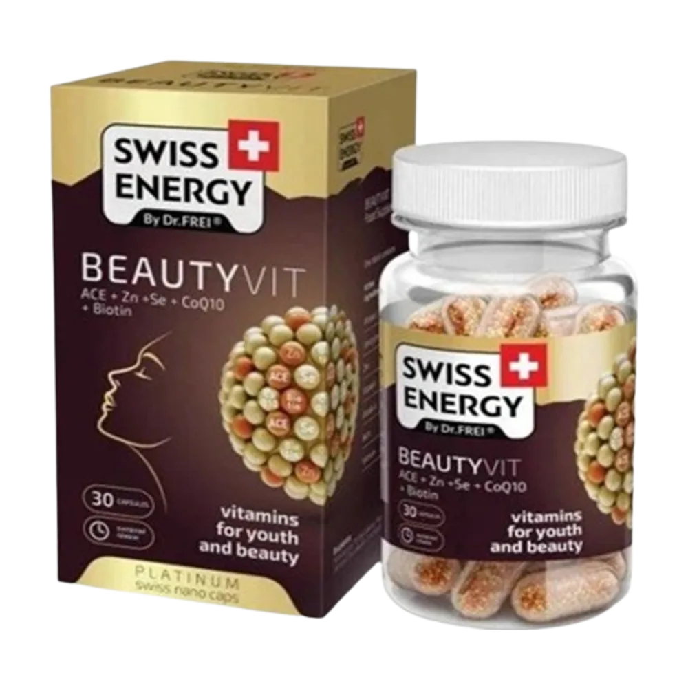 BEAUTYVIT (ACE + Zn + Se + CoQ10 + Biotin) Vitamins for youth and beauty A30