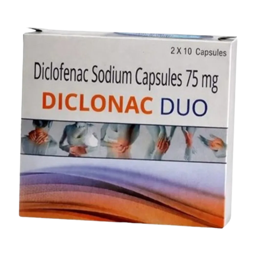 Diclonac duo 75 mg 2X10 capsules