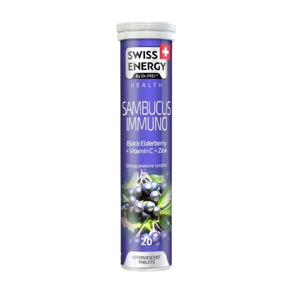 Sambucus immuno + black elderberry + C+ ZN eff