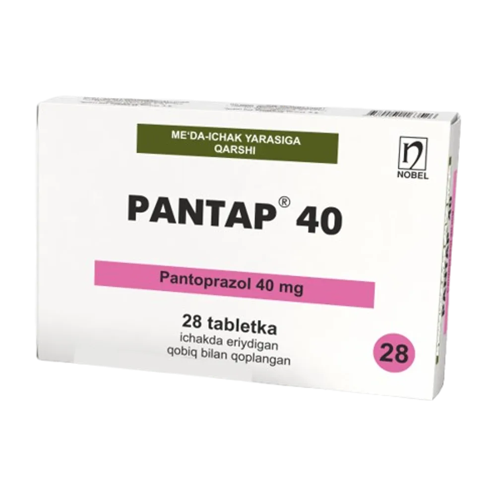 Pantap 40 mg X 14tab ( Nobel )