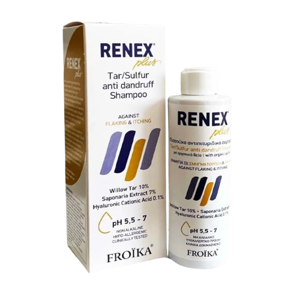 Renex Plus Tar/Sulfur Shampoo 200 ml