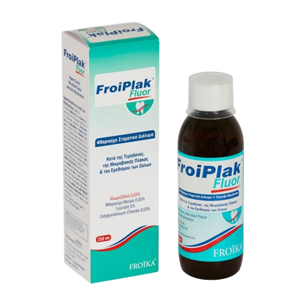 Froiplak fluor fluoride mouthrinse 250 ml