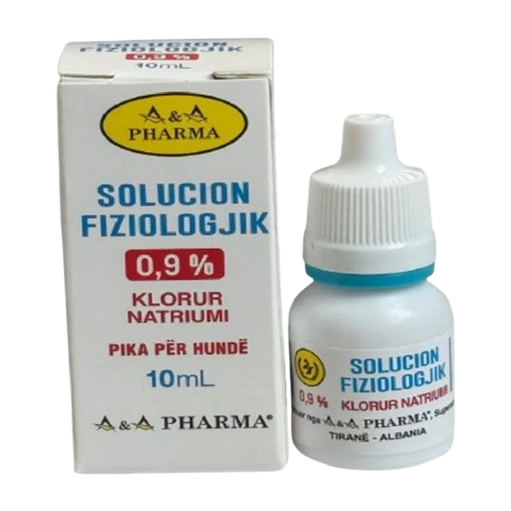 Solucion fiziologjik 0.9% pika për hundë 10 ml