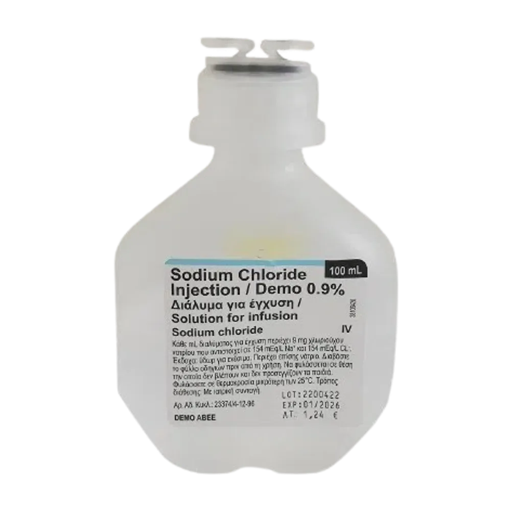 Sodium Chloride 0.9% 100 ml (DEMO S.A.)