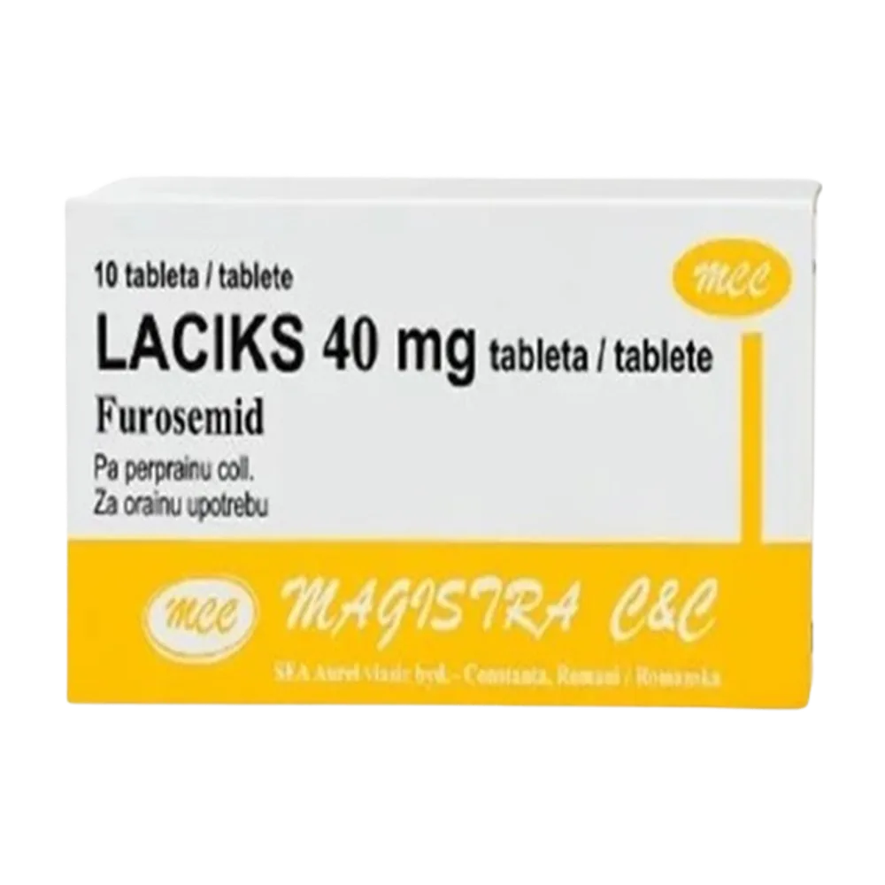 Laciks 40 mg 10 tab