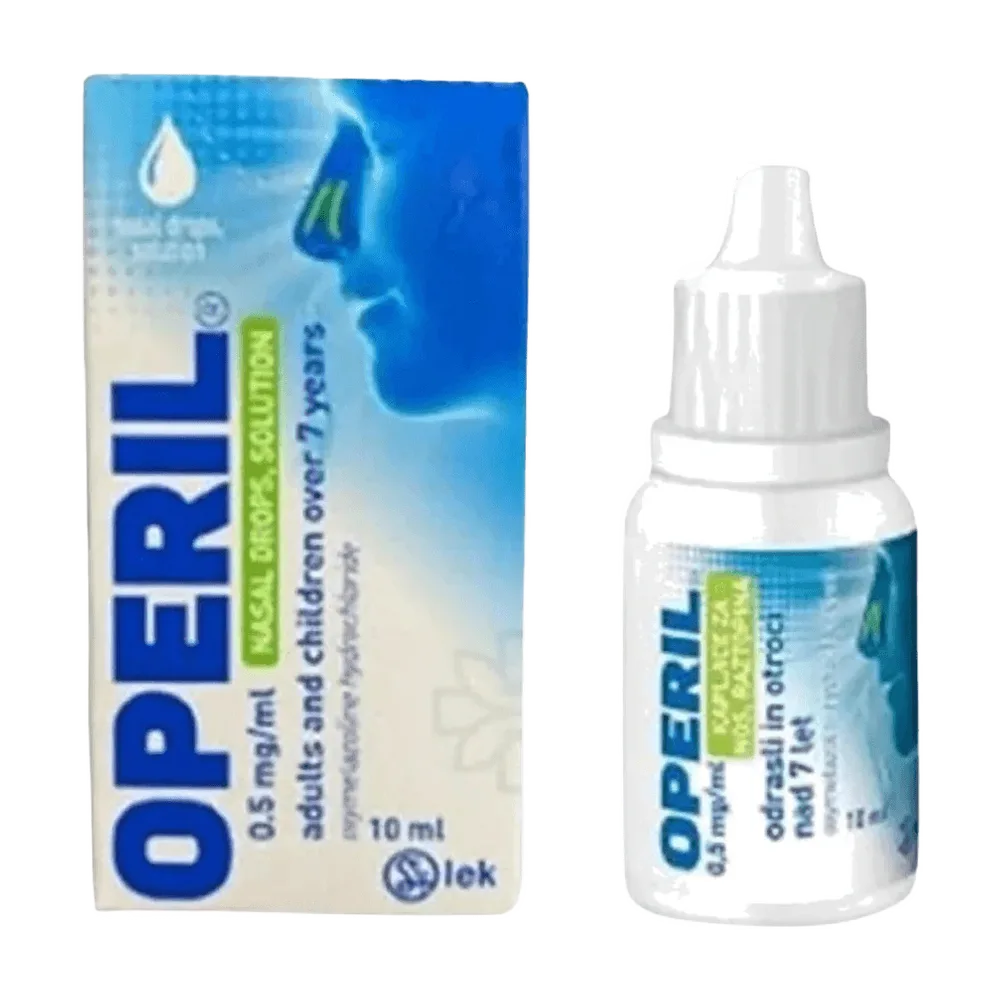 OPERIL 0.5 mg/ML Nasal Drops 10 ml Adults&Children 7+years