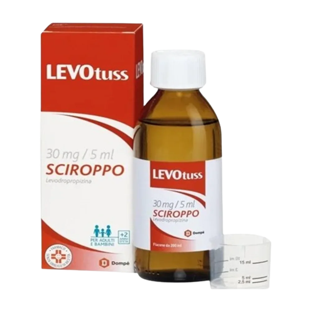 Levotuss 30 mg/5 ml sciroppo 2+ 200 ml