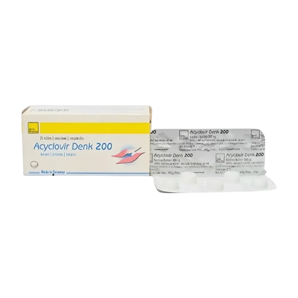 Acyclovir Denk 200 mg X 25 tab