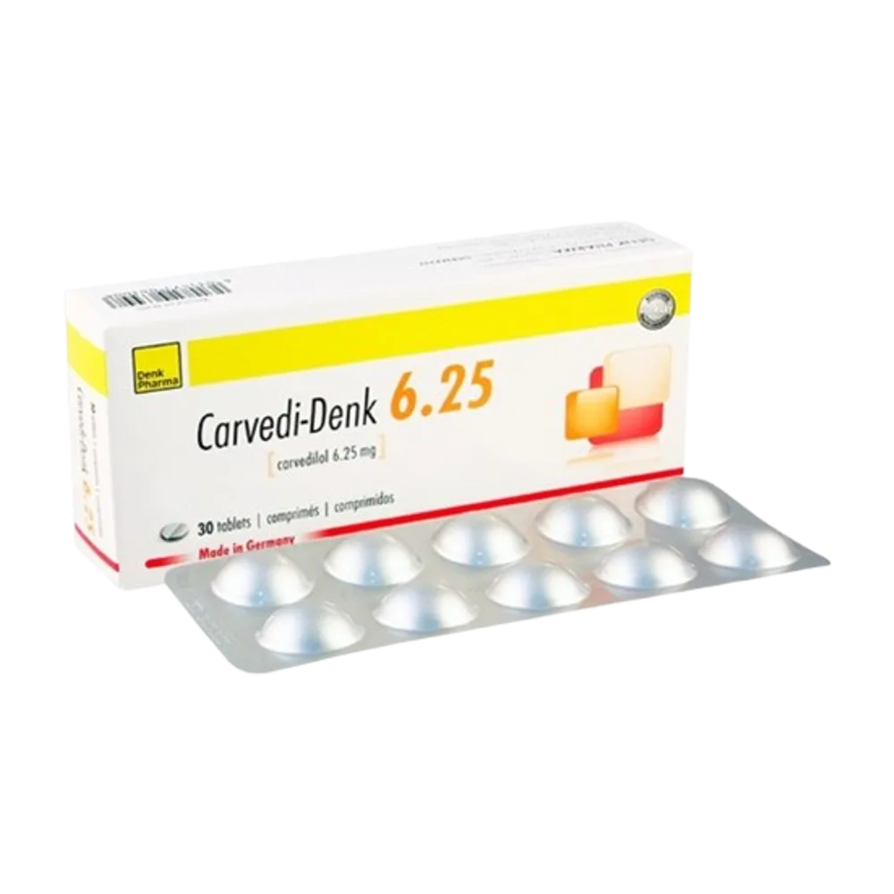 Carvedi-Denk 6.25 mg X 30tab