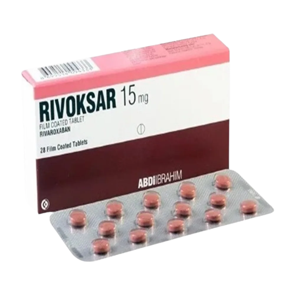 Rivoksar 15 mg X 28 tab