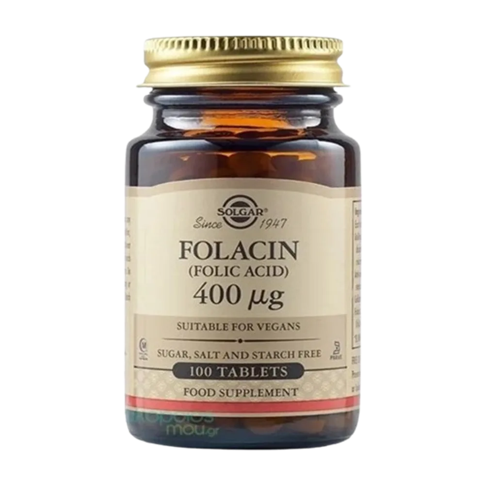 Folacin 400 mcg 100 tablets